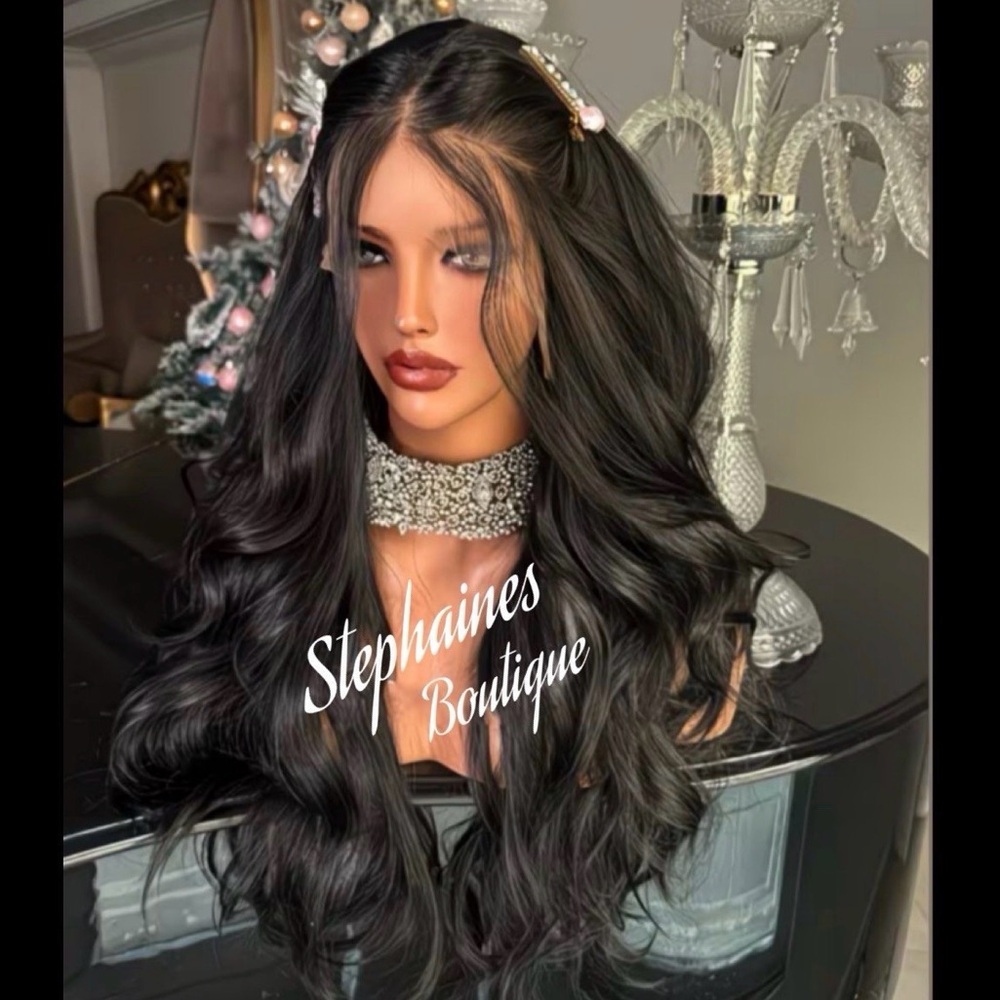 Human Hair Blended Lace Front Wig